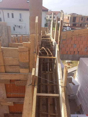 Reinforcing and Formwork for Beams and Columns on a Masonry House in Mogosoaia thumbnail