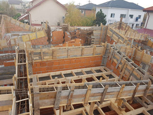 Reinforcing and Formwork for Beams and Columns on a Masonry House in Mogosoaia thumbnail