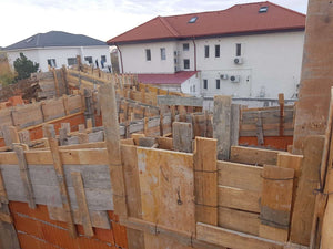 Reinforcing and Formwork for Beams and Columns on a Masonry House in Mogosoaia thumbnail