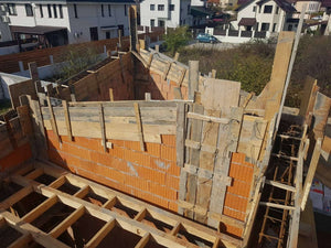 Reinforcing and Formwork for Beams and Columns on a Masonry House in Mogosoaia thumbnail