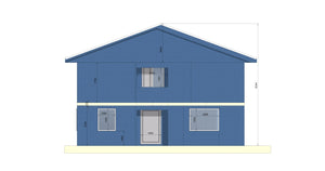 Exterior Thermal Insulation System with Graphite Extruded Polystyrene for a Metal House thumbnail