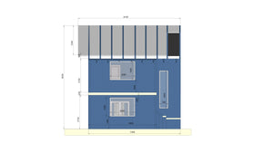 Exterior Thermal Insulation System with Graphite Extruded Polystyrene for a Metal House thumbnail