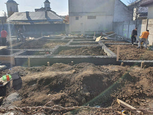 Two-Story House in the Fill Stage with Foundation Soil Compaction thumbnail