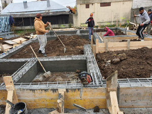 Two-Story House in the Fill Stage with Foundation Soil Compaction thumbnail