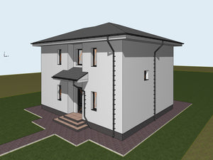 Roof Truss Installation for a Metal Structure House in Snagov thumbnail