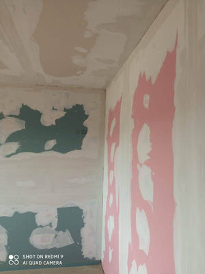 Steel-Frame House Chiseling and Puttying Interior Walls and Ceilings thumbnail