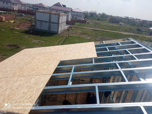 Under-Construction House with Exterior Roofing Using 20 mm OSB Panels thumbnail