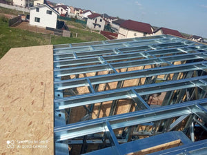 Under-Construction House with Exterior Roofing Using 20 mm OSB Panels thumbnail