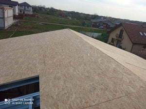 Under-Construction House with Exterior Roofing Using 20 mm OSB Panels thumbnail