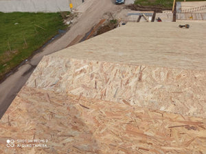 Under-Construction House with Exterior Roofing Using 20 mm OSB Panels thumbnail