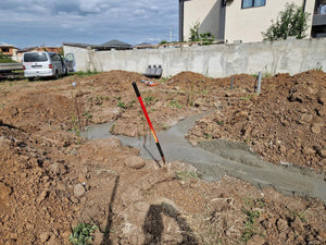 House in Ilfov, Concrete Pouring Stage in Foundation Trenches thumbnail