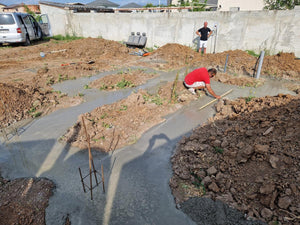 House in Ilfov, Concrete Pouring Stage in Foundation Trenches thumbnail