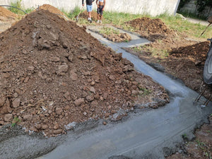 House in Ilfov, Concrete Pouring Stage in Foundation Trenches thumbnail