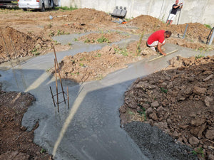 House in Ilfov, Concrete Pouring Stage in Foundation Trenches thumbnail