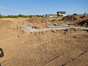 House in Ilfov, Concrete Pouring Stage in Foundation Trenches thumbnail