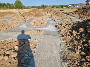 House in Ilfov, Concrete Pouring Stage in Foundation Trenches thumbnail