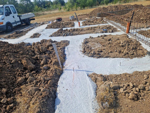 House in Ilfov, Concrete Pouring Stage in Foundation Trenches thumbnail