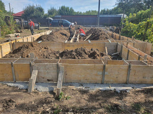Metal House in Ialomita Reinforcement and Formwork for Foundation Beams thumbnail