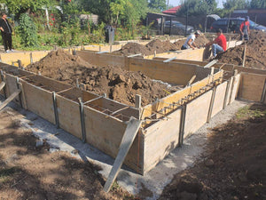Metal House in Ialomita Reinforcement and Formwork for Foundation Beams thumbnail