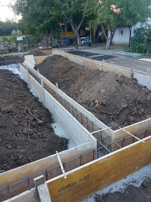Metal House in Ialomita Reinforcement and Formwork for Foundation Beams thumbnail