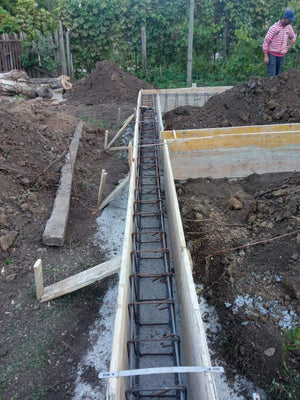 Metal House in Ialomita Reinforcement and Formwork for Foundation Beams thumbnail