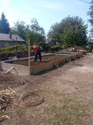 Metal House in Ialomita Reinforcement and Formwork for Foundation Beams thumbnail