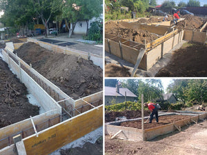 Metal House in Ialomita Reinforcement and Formwork for Foundation Beams thumbnail