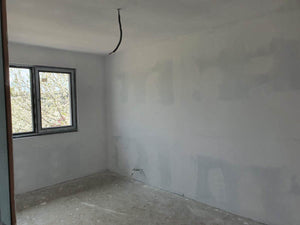 Metal House Construction Site Applying Primer Layer and Vinaro thumbnail