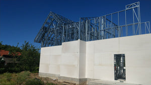 Exterior Cladding with Magnesium Oxide for an Ongoing Metal House Project in Saftica thumbnail