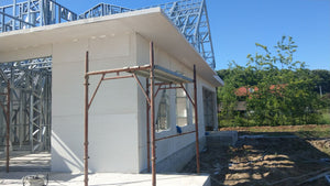 Exterior Cladding with Magnesium Oxide for an Ongoing Metal House Project in Saftica thumbnail