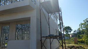 Exterior Cladding with Magnesium Oxide for an Ongoing Metal House Project in Saftica thumbnail