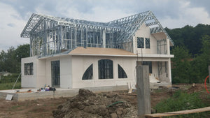 Exterior Cladding with Magnesium Oxide for an Ongoing Metal House Project in Saftica thumbnail