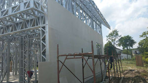 Exterior Cladding with Magnesium Oxide for an Ongoing Metal House Project in Saftica thumbnail