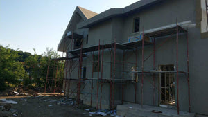 Facade Cladding with 100mm Basalt Wool, Fireproof House Project in Saftica thumbnail
