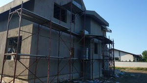 Facade Cladding with 100mm Basalt Wool, Fireproof House Project in Saftica thumbnail