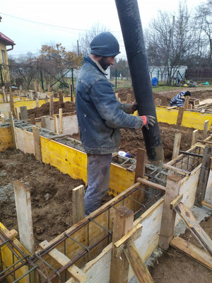 Snagov 162 sqm Metal House Formwork, Reinforcement, and Pouring of Foundation Beams thumbnail