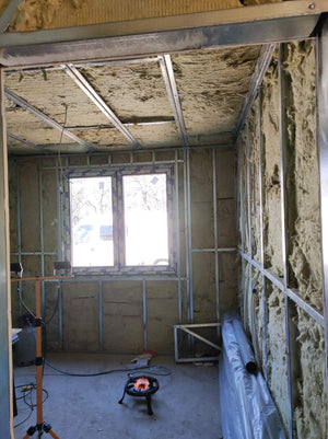 Metal House Filling Wall Profiles with Basalt Wool Insulation thumbnail