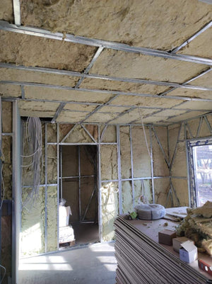 Metal House Filling Wall Profiles with Basalt Wool Insulation thumbnail