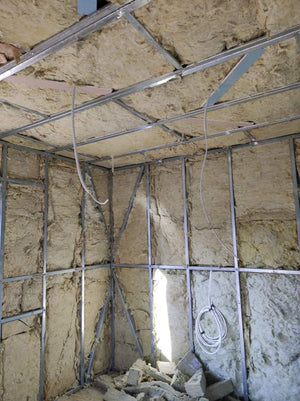 Metal House Filling Wall Profiles with Basalt Wool Insulation thumbnail