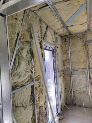 Metal House Filling Wall Profiles with Basalt Wool Insulation thumbnail