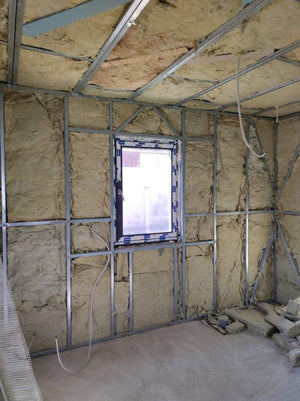 Metal House Filling Wall Profiles with Basalt Wool Insulation thumbnail