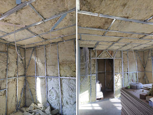 Metal House Filling Wall Profiles with Basalt Wool Insulation thumbnail
