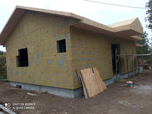 Single-Story House in Sinesti Exterior Basalt Wool Thermal Insulation Application thumbnail