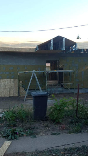 Single-Story House in Sinesti Exterior Basalt Wool Thermal Insulation Application thumbnail