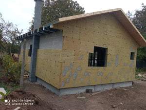 Single-Story House in Sinesti Exterior Basalt Wool Thermal Insulation Application thumbnail