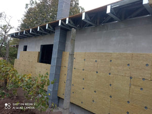 Single-Story House in Sinesti Exterior Basalt Wool Thermal Insulation Application thumbnail