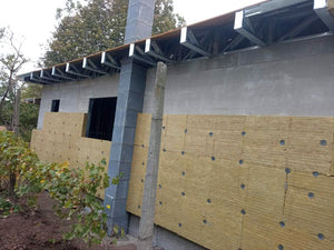 Single-Story House in Sinesti Exterior Basalt Wool Thermal Insulation Application thumbnail