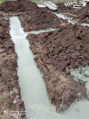 Steel Frame House Pouring Concrete Mortar for Foundation Soleplate thumbnail