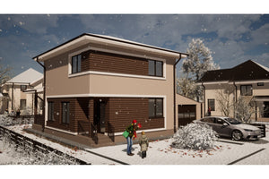 Two-Story House in the Fill Stage with Foundation Soil Compaction thumbnail