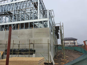 Metal Structure House in Otopeni Exterior Walls Closure with Fiber Cement thumbnail